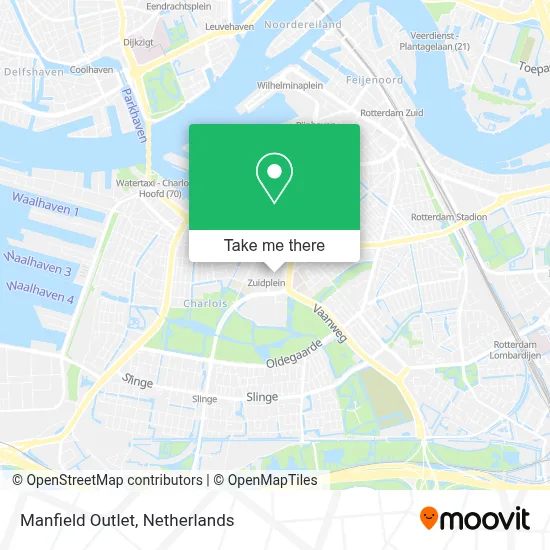 Manfield Outlet map