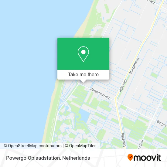Powergo-Oplaadstation map