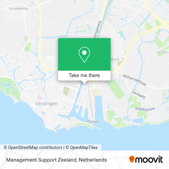 Management Support Zeeland map