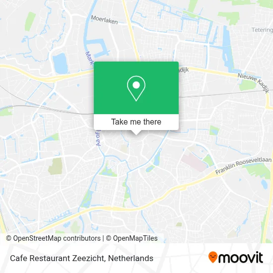 Cafe Restaurant Zeezicht map