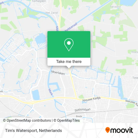 Tim's Watersport map