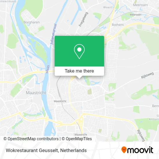 Wokrestaurant Geusselt map