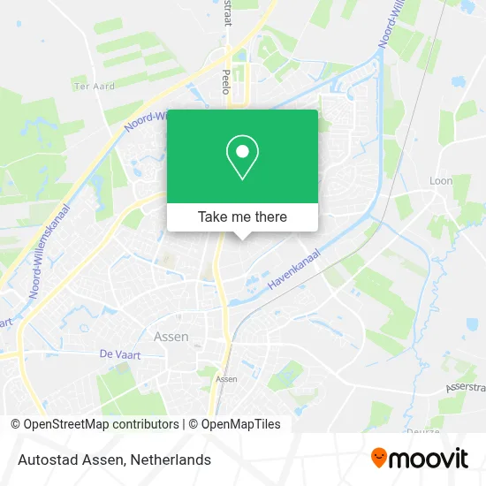 Autostad Assen Karte