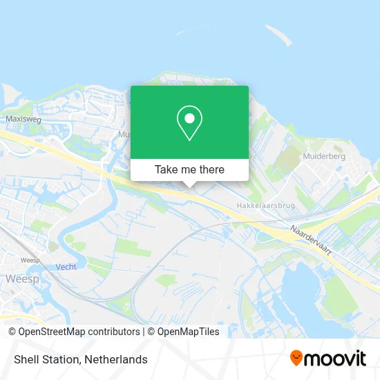 Shell Station map