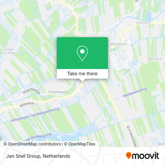 Jan Snel Group map