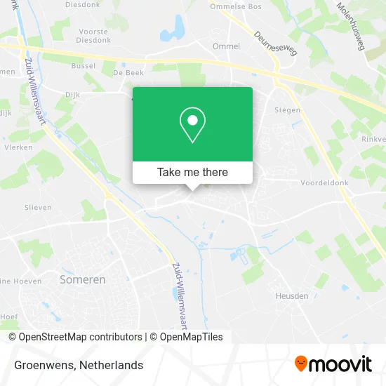 Groenwens map