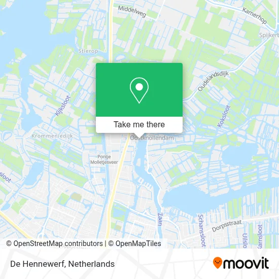 De Hennewerf map