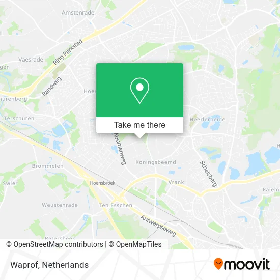 Waprof map