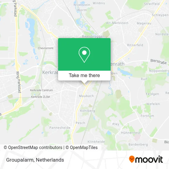 Groupalarm map