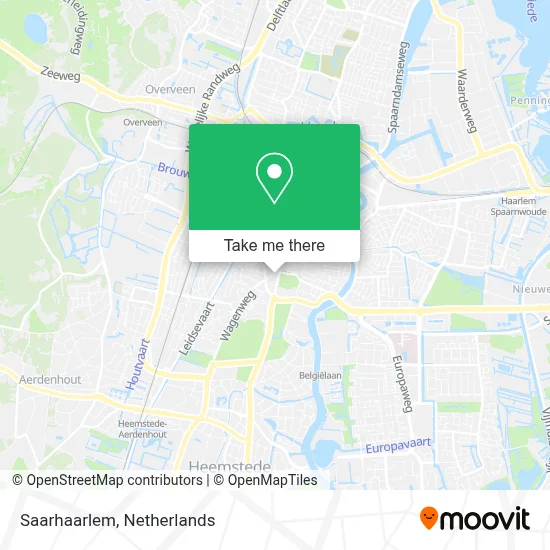 Saarhaarlem map