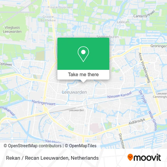 Rekan / Recan Leeuwarden map