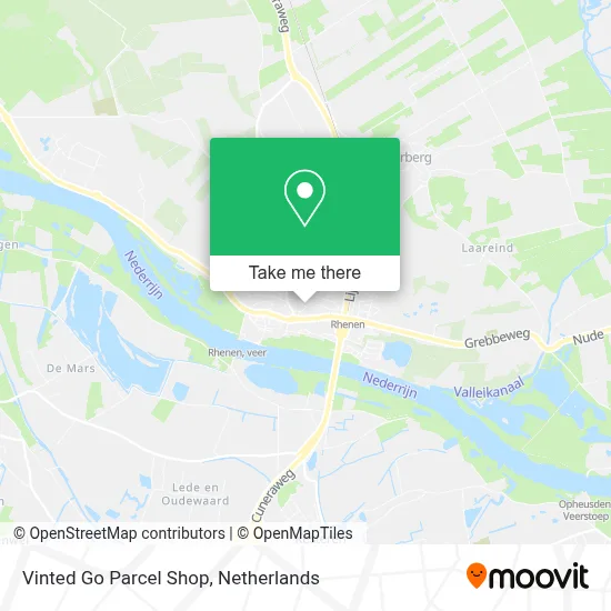 Vinted Go Parcel Shop Karte