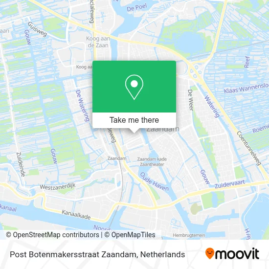 Post Botenmakersstraat Zaandam map