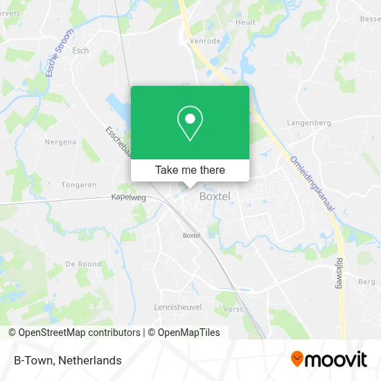 B-Town map