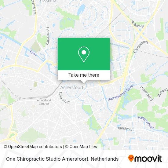 One Chiropractic Studio Amersfoort map