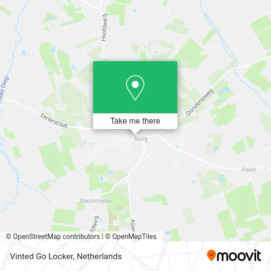 Vinted Go Locker map
