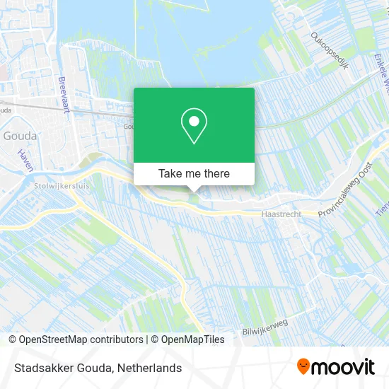 Stadsakker Gouda map