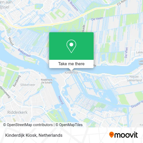 Kinderdijk Kiosk map