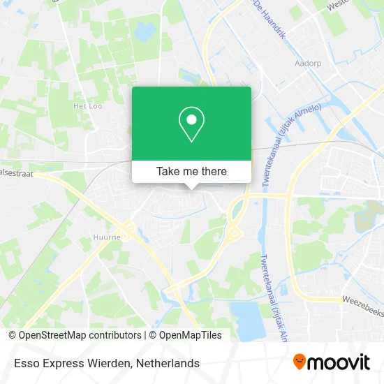 Esso Express  Wierden map