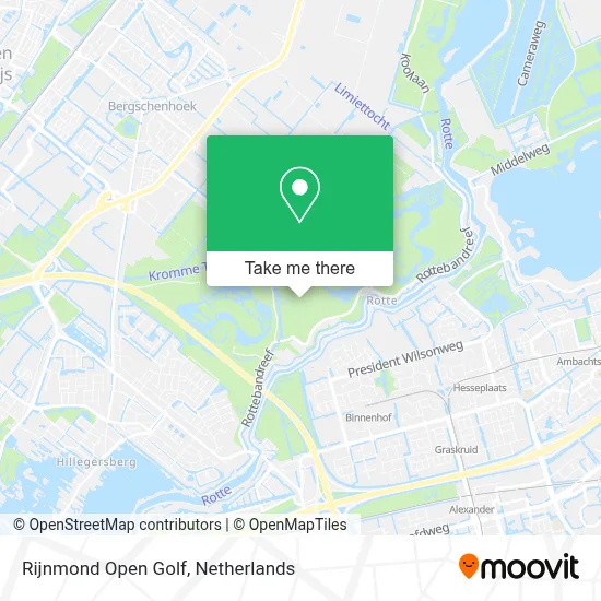 Rijnmond Open Golf map