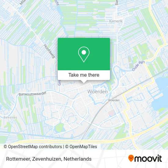 Rottemeer, Zevenhuizen map