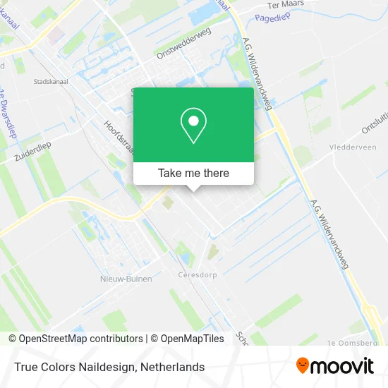 True Colors Naildesign map