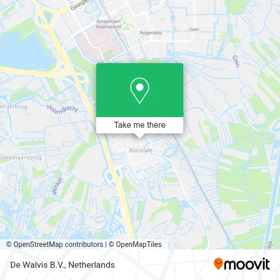 De Walvis B.V. map