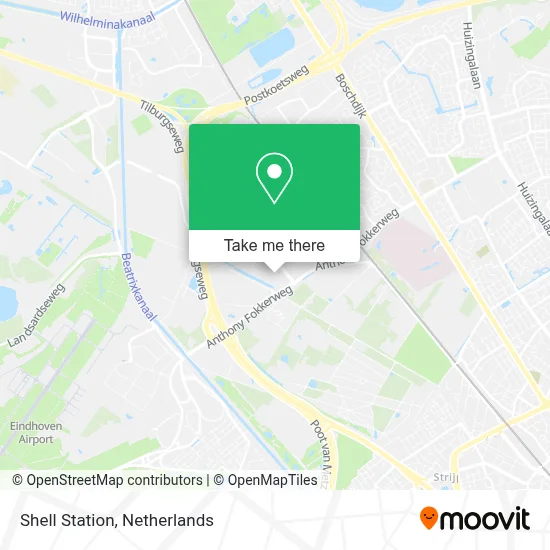 Shell Station map