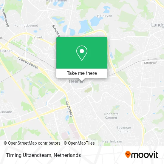 Timing Uitzendteam map