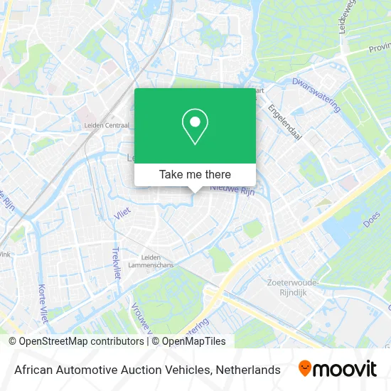 African Automotive Auction Vehicles map