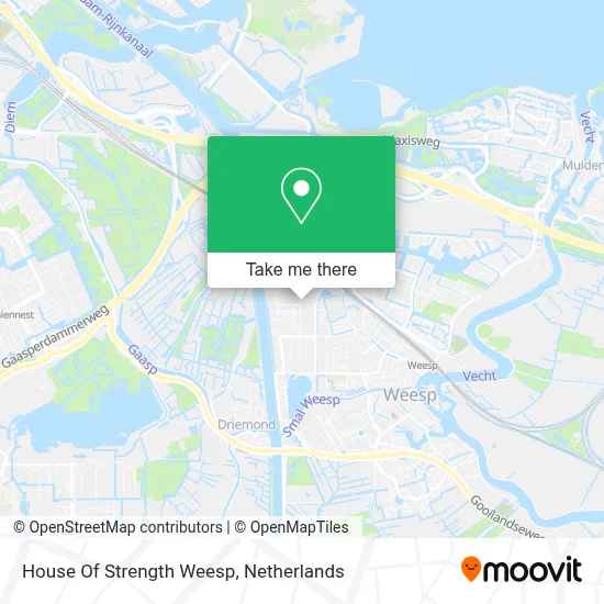House Of Strength Weesp map