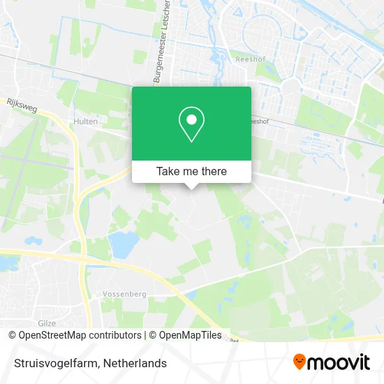 Struisvogelfarm map