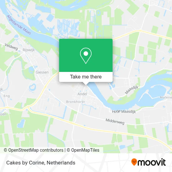 Cakes by Corine map