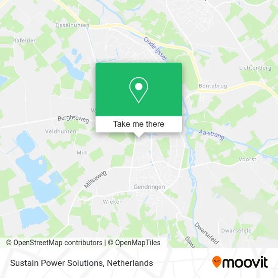 Sustain Power Solutions map