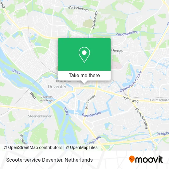 Scooterservice Deventer map