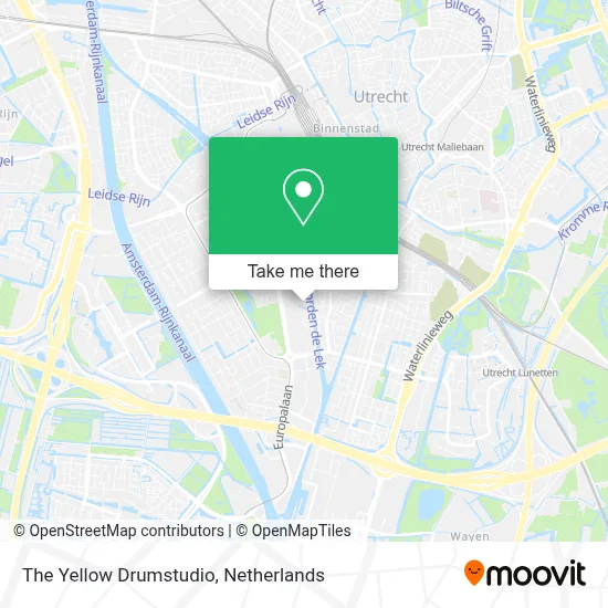 The Yellow Drumstudio map