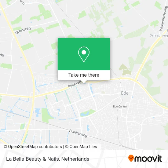 La Bella Beauty & Nails map