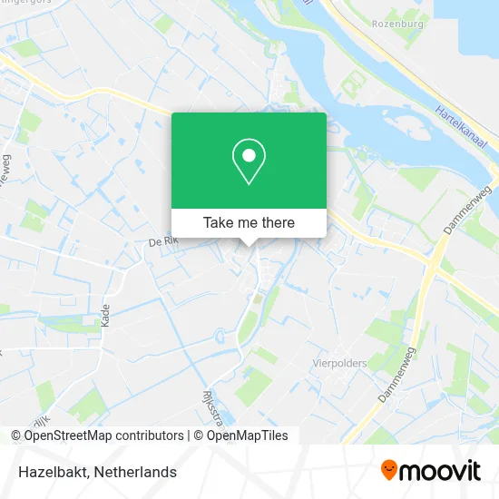 Hazelbakt map
