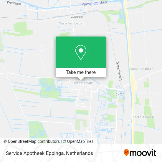 Service Apotheek Eppinga map