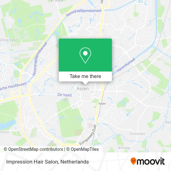 Kapsalon Impression map