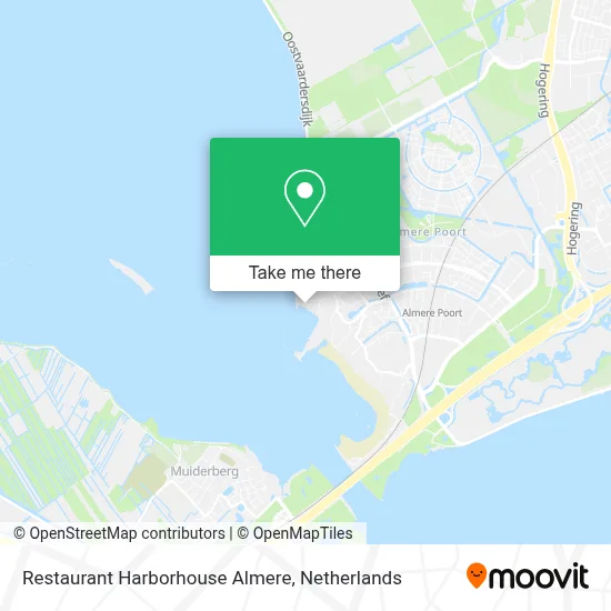 Restaurant Harborhouse Almere map