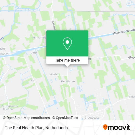The Real Health Plan map