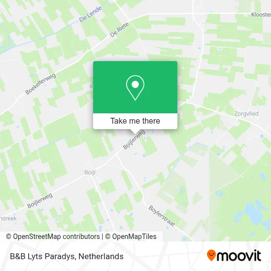 B&B Lyts Paradys map