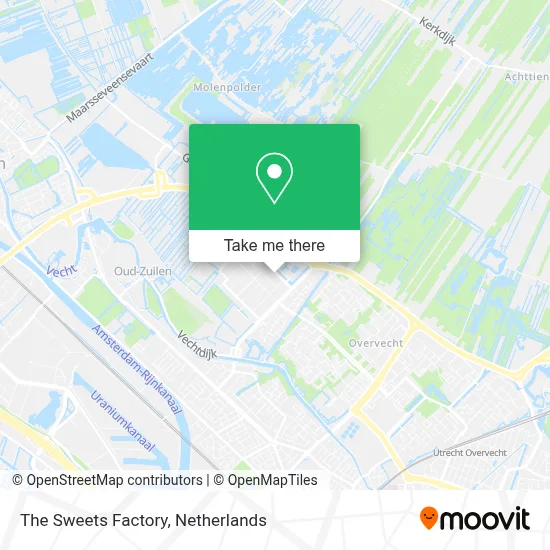 The Sweets Factory map