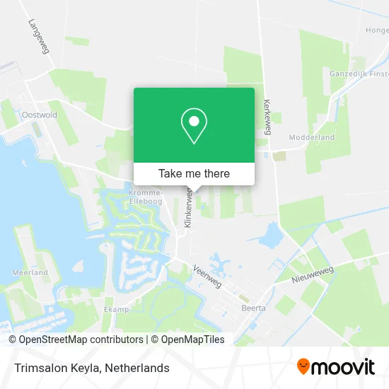 Trimsalon Keyla map