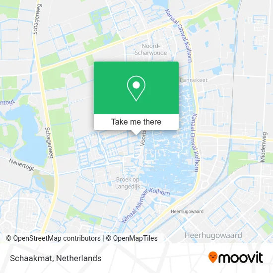 Schaakmat map