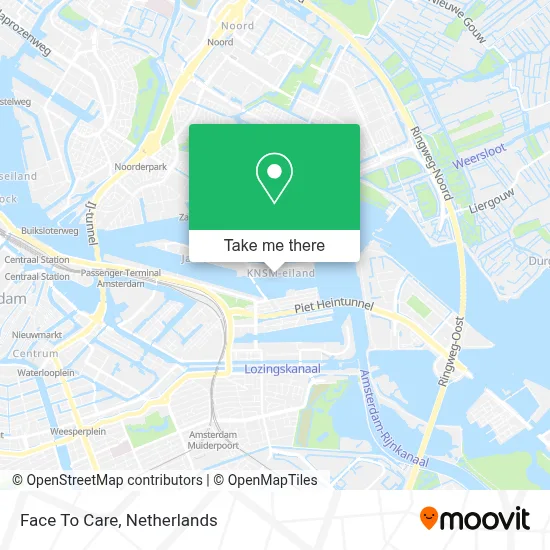 Face To Care map