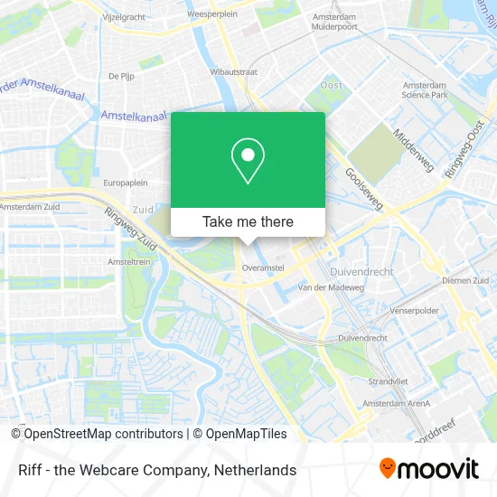 Riff - the Webcare Company map