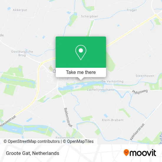 Groote Gat map