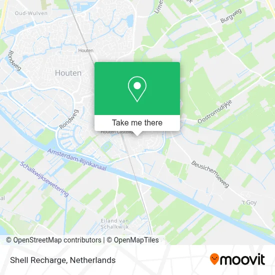 Shell Recharge map